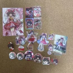 東方　博麗霊夢　まとめ売り　DAISO 東方ロストワード　東方プロジェクト展