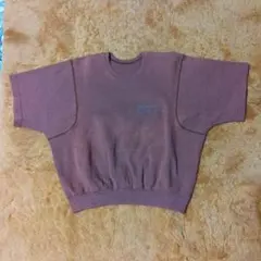 CHRISTIAN AUJARD ブラウン半袖トレーナー綿100%サイズ9