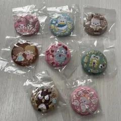 サンリオ 刺繍缶バッジ ８点セット バッチ