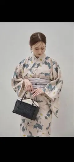 【新品未使用】　しまむら　mysacloset田中里奈　セパレート浴衣2点セットのサムネイル
