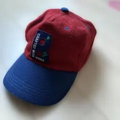 DOUBLE.B キャップ LL 赤青　秋冬素材