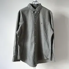 ポロ ラルフローレン 長袖 ボタンダウン チェック柄 シャツ 古着
