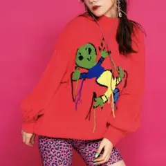 【新品・未使用】RE. トカゲくんBIGタートルニット