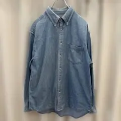 FIRST CLASS デニムベーシックシャツ　ブルー　Mのサムネイル