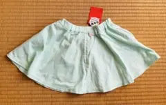 ミキハウス 日本製 スカート ミントグリーン 未使用 100 110 B品