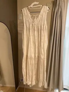 kastane キャミワンピース アイボリー ロング丈