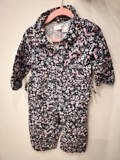 ZARAキッズ　花柄ロンパース