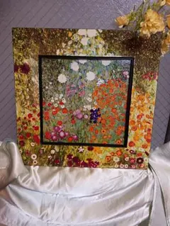 金謙伊 キム・キョムイ 油彩画 コスモス畑 - メルカリ