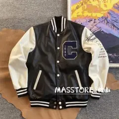 スタジャン メンズ 革ジャン レザージャケット牛革 本革 ストリート M-5XL