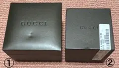 GUCCI グッチ　空箱　2箱セット　アクセサリー袋付き