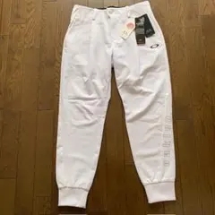 オークリー　レディース　ゴルフパンツ　ゴルフウェア　ストレッチパンツ　白　L