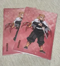 鬼滅の刃 クリアファイルセット　煉獄杏寿郎　 アニプレックスオンラインくじ