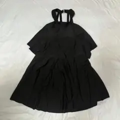 値下げ⭐︎新品未使用 レディース水着 LL ホルターネックワンピース 黒