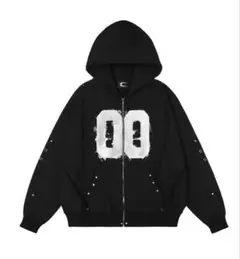 COZY WORLDWIDE コジー ジップパーカー黒 Ｌ