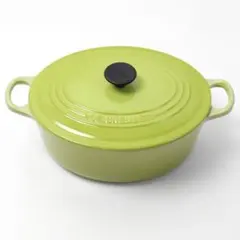 美品☆LE CREUSET ココット ビス フルーツグリーン（キウイ） 22cm