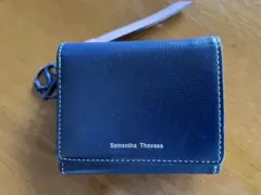 サマンサタバサ 三つ折財布 ネイビー
