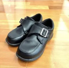 ブラックフォーマルシューズ バックル付き　18.0㎝　ムーンスター