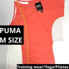 新品 PUMA プーマ scRUNble 片袖Tシャツ レディース M コーラル