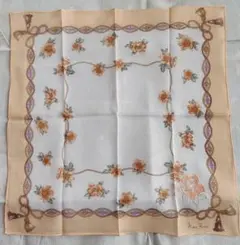 未使用　NINA RICCI ニナリッチ　ハンカチ　花柄刺繍