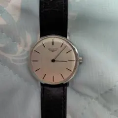 手巻き 稼働品 ロンジン ペア腕時計 シェルアラビア数字文字盤