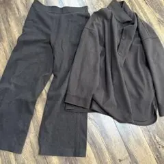 UNIQLO ブラッシュドジャージーパンツ　セットアップ