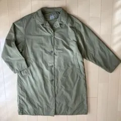 無印良品　ステンカラー 撥水中綿ナイロンコート