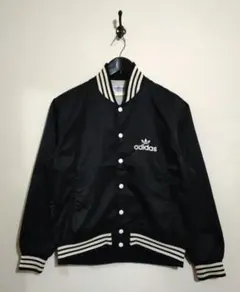 【美品】80S アディダス デサント製 ナイロンジャケット スタジャン ジャージ