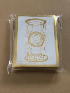 デジモンカードゲーム オフィシャルカードスリーブ ゴールド