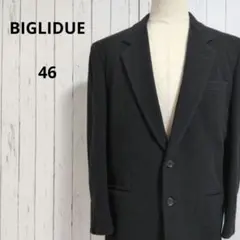 ビリドゥーエ☆XL　長袖　テーラードジャケット　厚手　ビジネス　ウール混　日本製