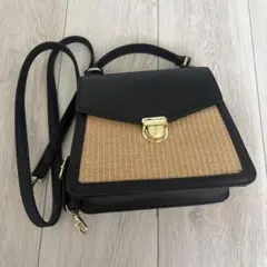 2way ショルダーバッグ ブラック