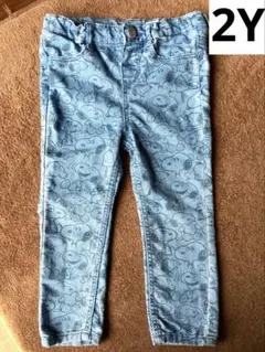 H&M スヌーピー SNOOPY デニム ジーンズ パンツ 90