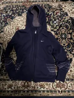 Nike パープルフード付きパーカー