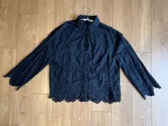 ZARA レースシャツ　XS