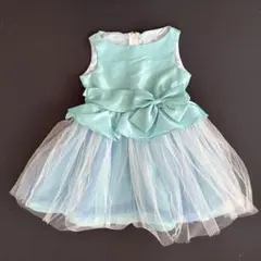 キャサリンコテージ 水色リボン付きフォーマルドレス　110