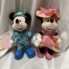 ミッキー＆ミニー ファッショナブルイースター ぬいぐるみバッジ