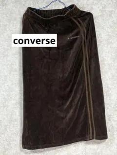 CONVERSE ブラウン タイトスカート スリット入り　ベロア　冬のサムネイル