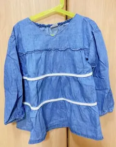 【中古】BREEZ ティアードチュニック (キッズ/子供)