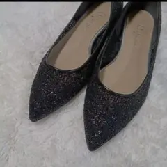 美品 DIANA ローヒール パンプス 24.5cm