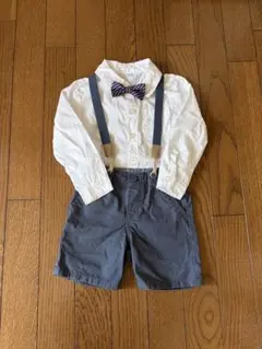 サスペンダー付きフォーマル服 80〜90cm