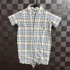 Ralph Lauren チェック柄ロンパース 80