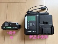 HiKOKI 急速充電器 UC18YDL2新品、BSL1820M1度使用、セット - メルカリ