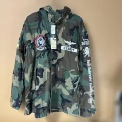 オ*ン様 AVIREX U.S. NAVY ミリタリージャケット 迷彩