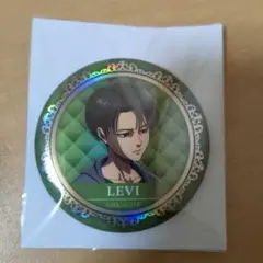 進撃の巨人 リヴァイ 缶バッジ ホログラム