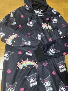 NieR CLOTHING クロミ 総柄 ジップアップ パーカー