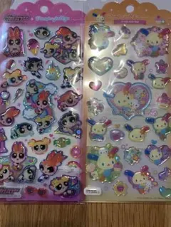 ドロップジェリーシール うさはな パワパフ2枚セット