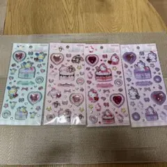 正規品ジュエルシール　ウサハナ　シュガーバニーズ　ハローキティ　チャーミーキティ