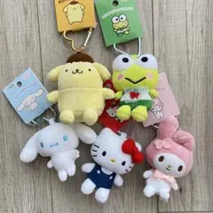 サンリオ　キャラクターマスコット　5点セット　新品
