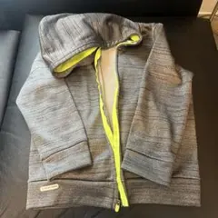 Jumping Beans フード付きパーカー グレー/イエロー　サイズ5