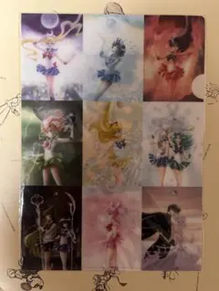 『セーラームーン』　セーラームーン展　クリアファイル、ポスカ、コースターセット