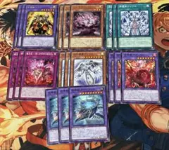 遊戯王　召喚獣　新規　ノーマル字レアコンプ　まとめ売り　デッキパーツ　&